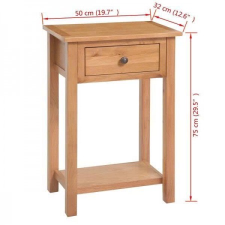 PPS Oak : Bàn Điện Thoại Nhỏ, 1 Ngăn Kéo